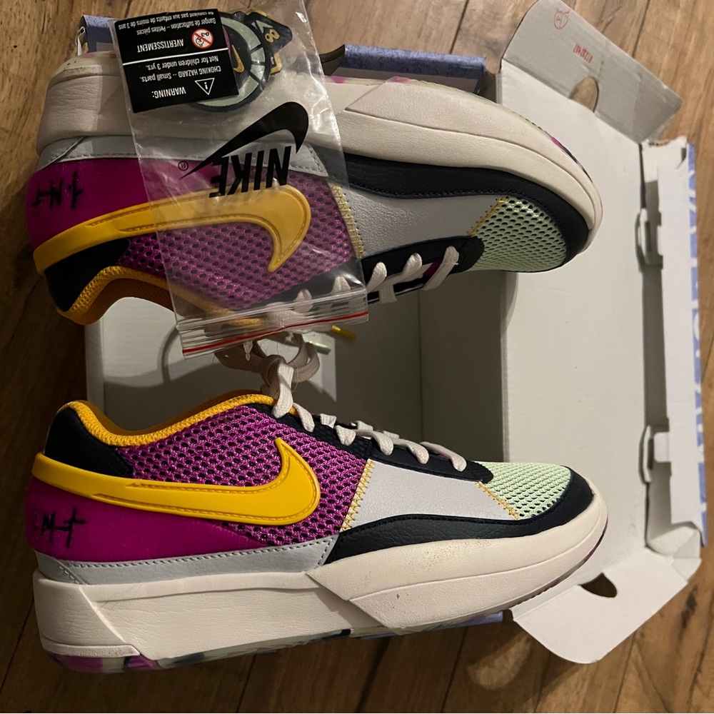 Nike JA 1 SE (GS) - Obsidian and Hyper Violet